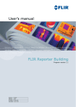 User`s manual FLIR Reporter Building