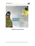 SAM 2010 Instructor Manual