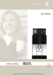 User Manual Coffee machine - ricmas