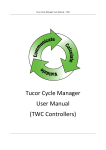 Tucor Cycle Manager User Manual (TWC Controllers)
