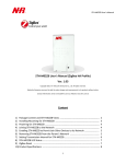 STH-M02ZB User`s Manual (ZigBee HA Profile) Ver. 1.03