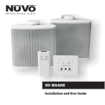 NuVo NV-WA40W Wall Zone Amplifier