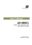 JAI AD-080 CL Manual