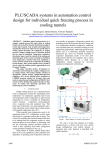 PLC/SCADA systems in automation control design for individual