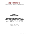 USBP-II8IDO4A User Manual