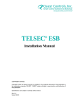 TELSEC ® ESB Installation Manual