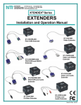 Extenders Installation and Operation Manual
