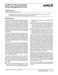 Am186CC Microcontroller Power Management Circuit Application