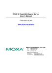 CN2610 Dual-LAN Async Server User`s Manual