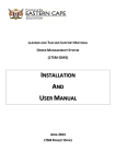 INSTALLATION AND USER MANUAL