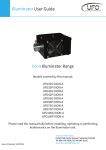 Illuminator User Guide - Universal Fiber Optic Lighting LLC