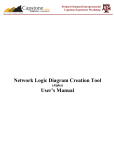 Network Logic Diagram Creation Tool User`s Manual