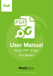 Foxit PDF IFilter 3.0 for Server - Foxit J