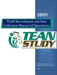 TEAN Recruitment and Data Collection Manual of