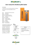User manual for Ekoheat pellet boiler