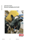 Instruction Book DeLaval swinging cow brush