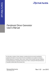 Peripheral Driver Generator User`s Manual