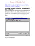 8830 PC DOCUMENT SUBMISSION TOOL USER MANUAL 6