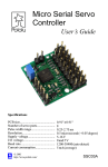 Micro serial servo controller user`s guide