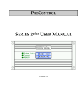 PROCONTROL SERIES 2plus USER MANUAL