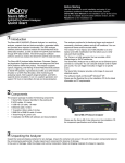 Sierra M6-2 Quick Start Manual