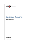 Business Reports User Manual