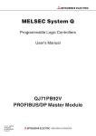 PROFIBUS-DP Master Module User`s Manual