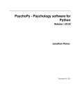 PsychoPy - Psychology software for Python