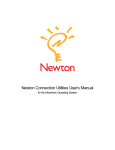 Newton Connection Utilities User`s Manual