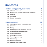 O2 Xda Flame User Manual (English)