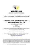 Wireless Data Transfers Using Vinculum-II