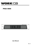 User manual PCA 500