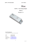 4201PL 1-10V Analog Adapter Manual Revision 1.0