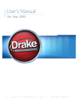 Drake Software User`s Manual: Tax Year 2010