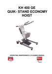 User Manual Quick Stand Economy