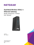 Dual Band Wireless VDSL2 + Ethernet Gateway Model