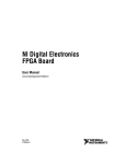 NI Digital Electronics FPGA Board User Manual