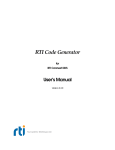 Using RTI Code Generator - Community RTI Connext Users