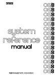 OS/8 System Reference Manual