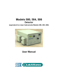 Models 500, 504, 506 - Scientific Systems | HPLC Pumps, Systems