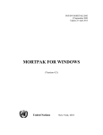 MORTPAK FOR WINDOWS - the United Nations