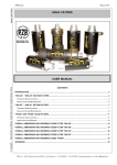 AXIAL FILTERS USER MANUAL