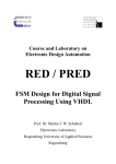 FSM Design for DSP Using