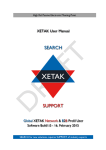 DRAFT - XETAK User Manual_Table_of_Content