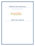 STEDFast Data Warehouse Admin User Manual