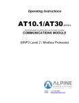 AT Comm Mod manual cover - Alpine Power Sys