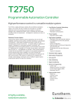 T2750 Programmable Automation Controller Brochure