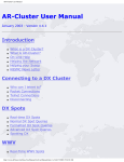 AR-Cluster User Manual