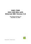 JUKI-750E DX4-100 MHz with Ethernet SBC Version 3.0 User