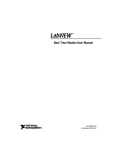 LabVIEW Real-Time Module User Manual
